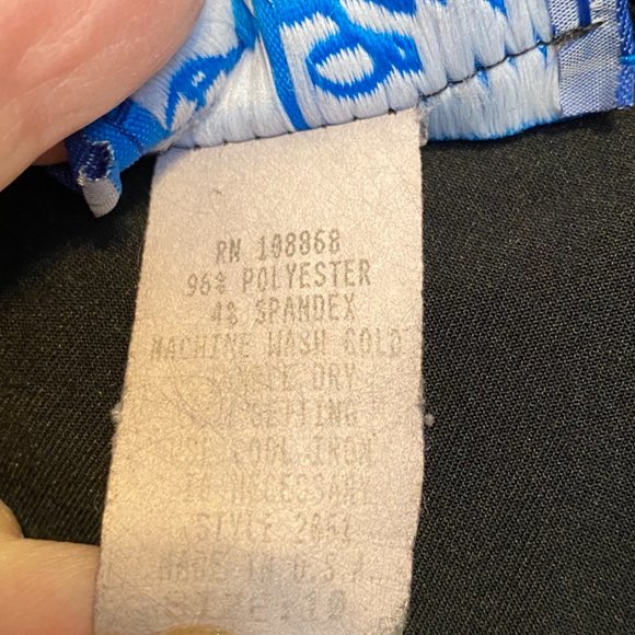 Jay Leslie ~Black ~Poliester Blend ~Zipper Front~2 Pockets~Trouser Pants ~Sz.10 - Picture 7 of 9